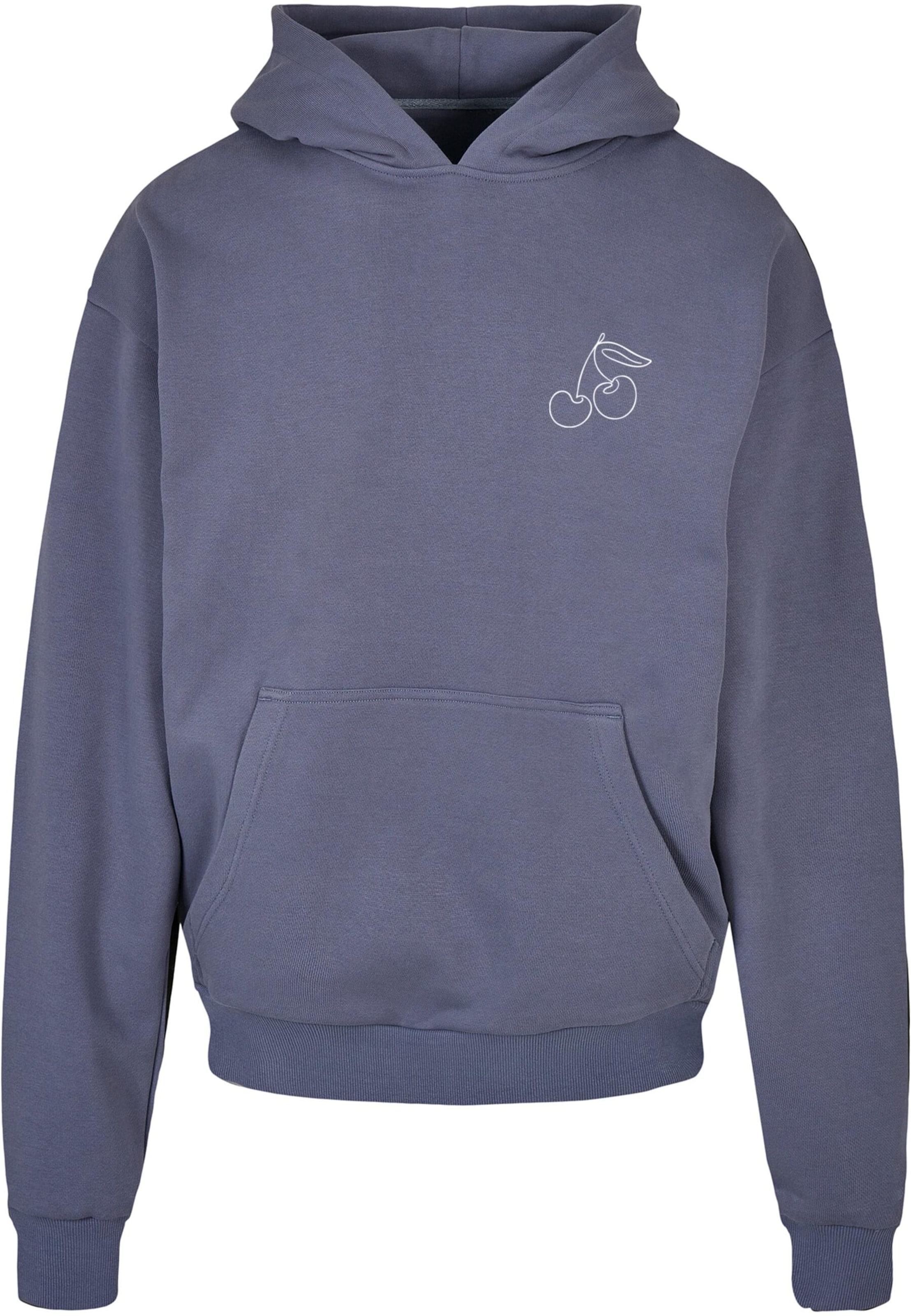 Merchcode Sweatshirt 'Cherry' in Blauw: voorkant