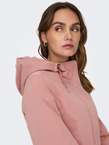 Parka mi-saison 'LOUISE' ONLY en rose