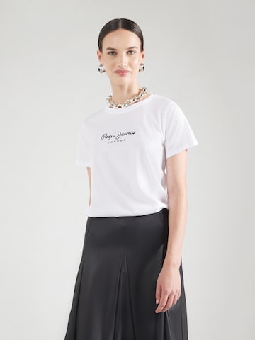 Pepe Jeans - Camiseta 'BERENICE' en blanco: frente
