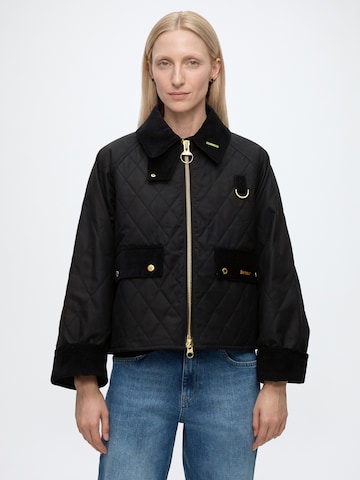Barbour Jacke 'Icons' in Schwarz: Vorderseite