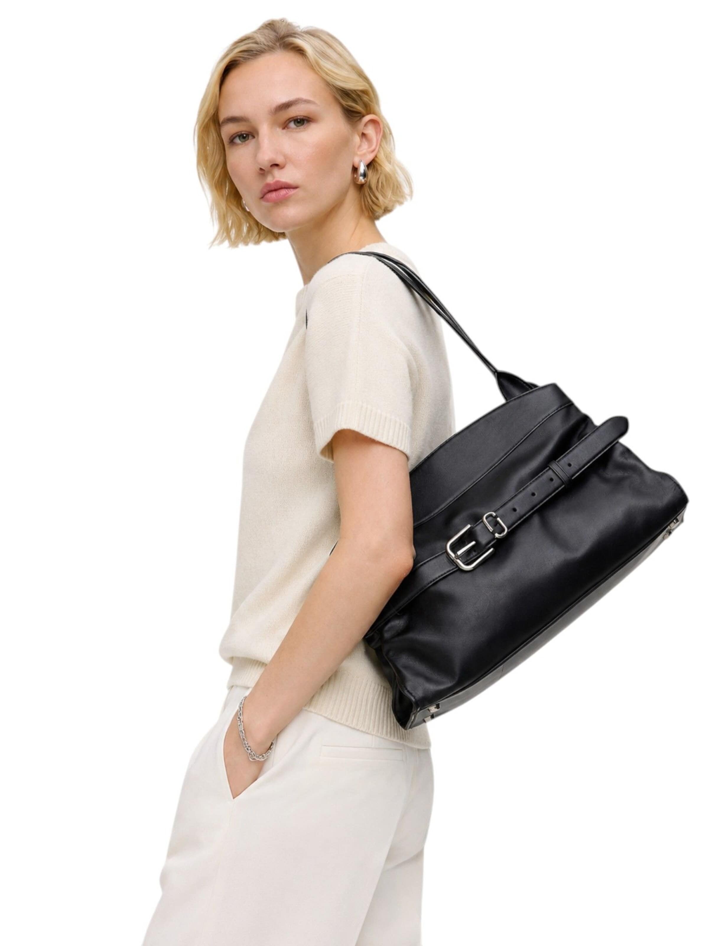 Borsa a mano di Marc Jacobs in nero: frontale