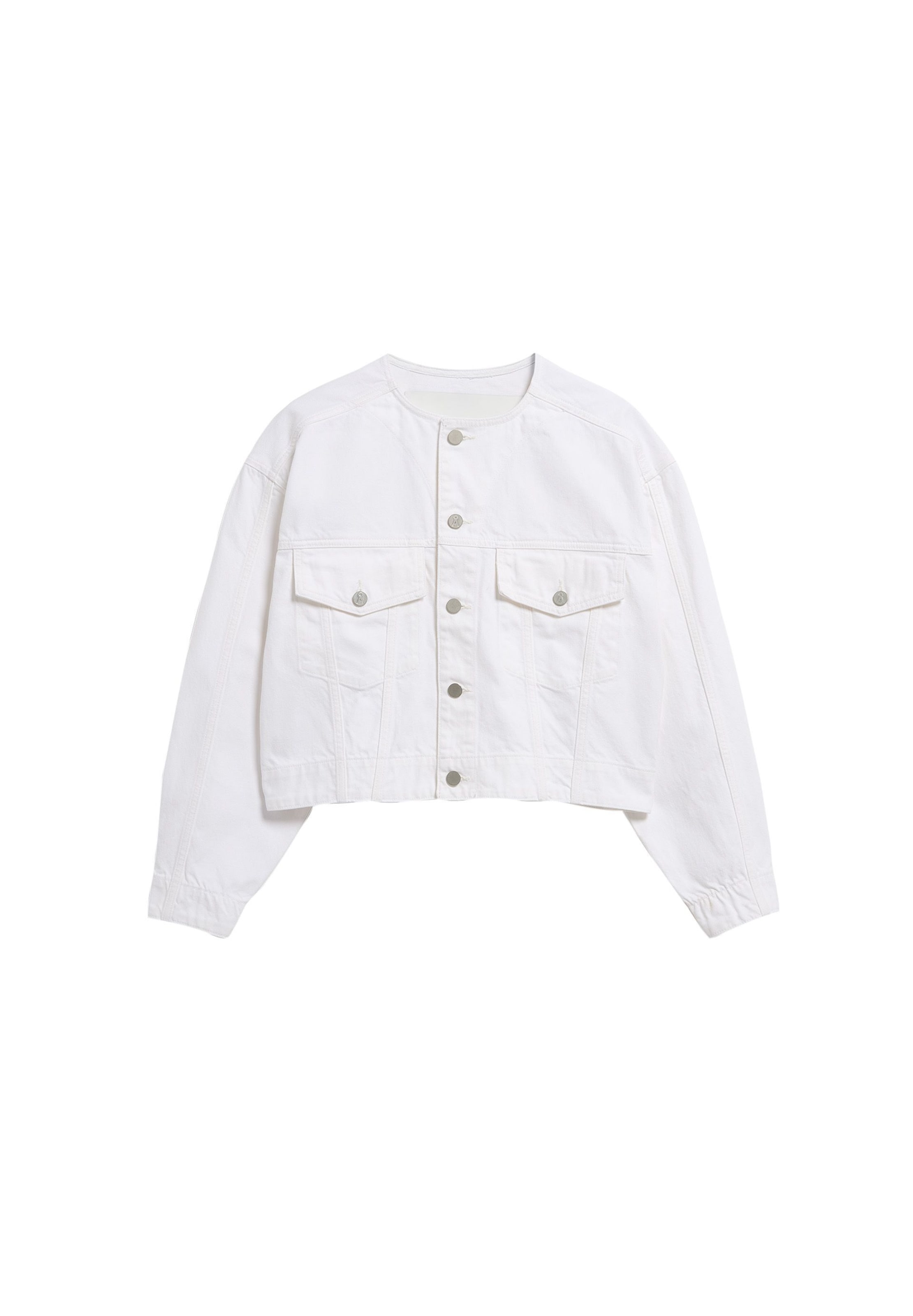 ARMEDANGELS Between-season jacket in White: front