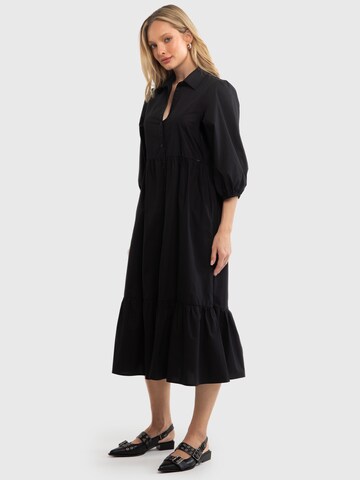 BIG STAR Shirt Dress 'Darba' in Black