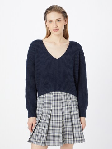 TOM TAILOR DENIM Sweater in Blue: front