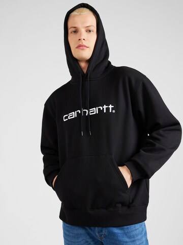 Bluză de molton de la Carhartt WIP pe negru