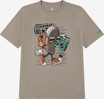 CONVERSE Tričko 'CHUCK CHARACTER' – zelená: přední strana