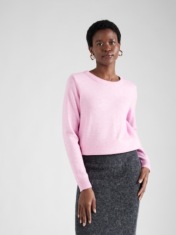 VILA Sweater 'RIL' in Purple: front