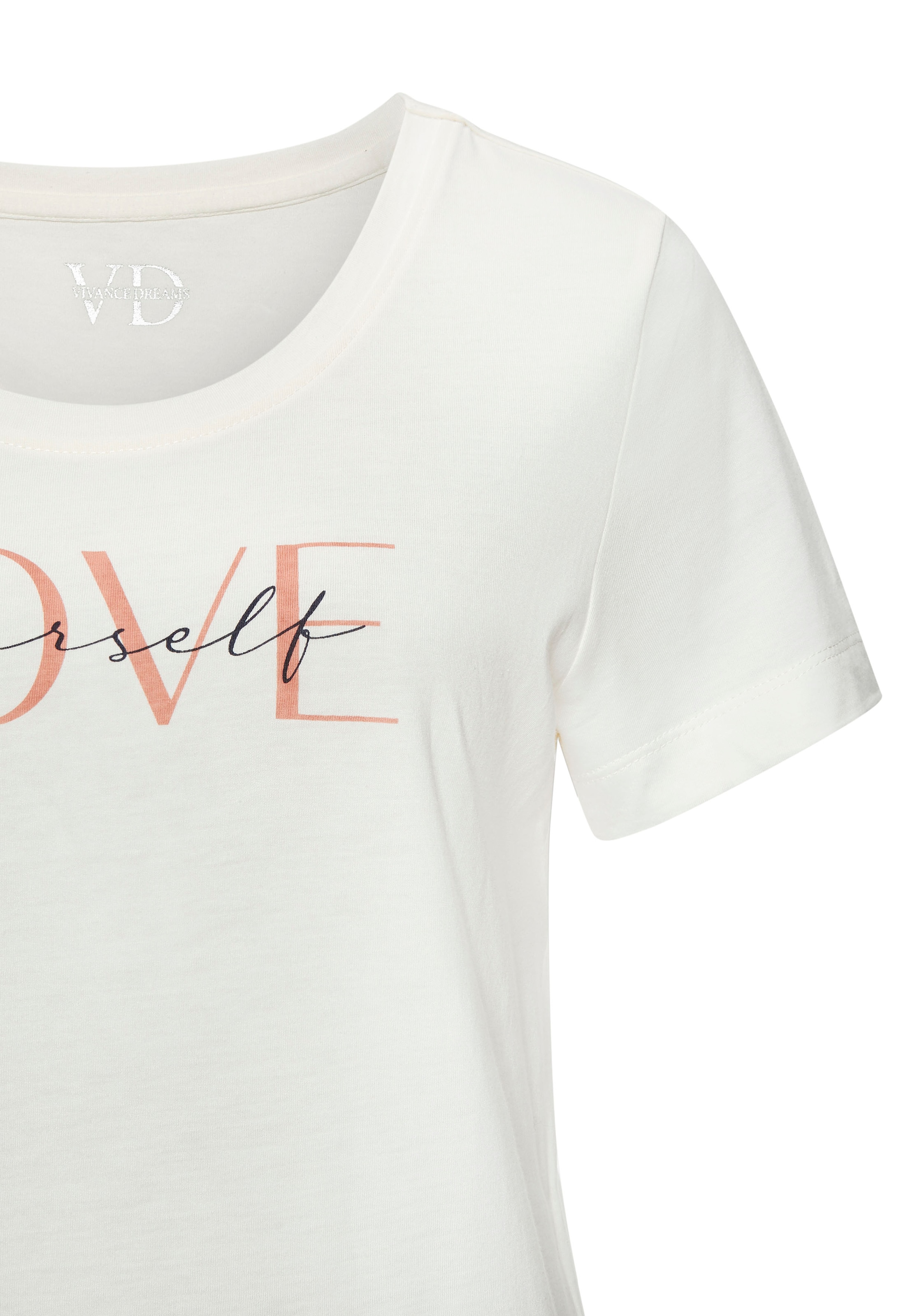 T-shirt 'Dreams' VIVANCE en blanc