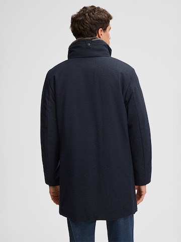 STRELLSON Winterparka ' Flex-Overjacket ' in Blauw