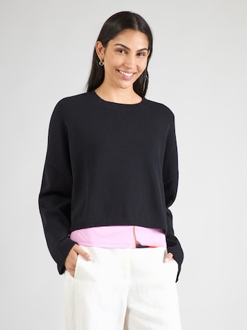 Pull-over oversize & Other Stories en noir : devant