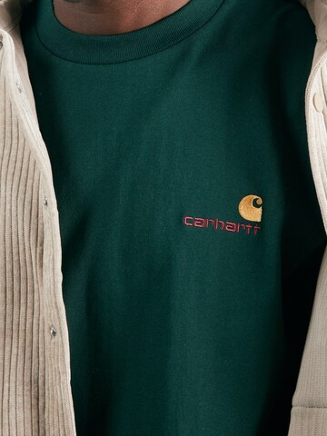 Maglietta 'American Script' di Carhartt WIP in verde
