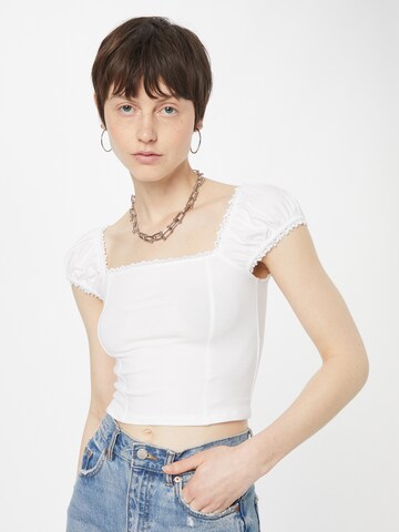 HOLLISTER - Blusa em branco: frente