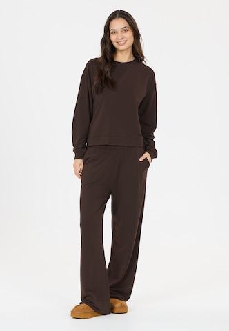 Athlecia Regular Sportbroek 'Brenan' in Bruin