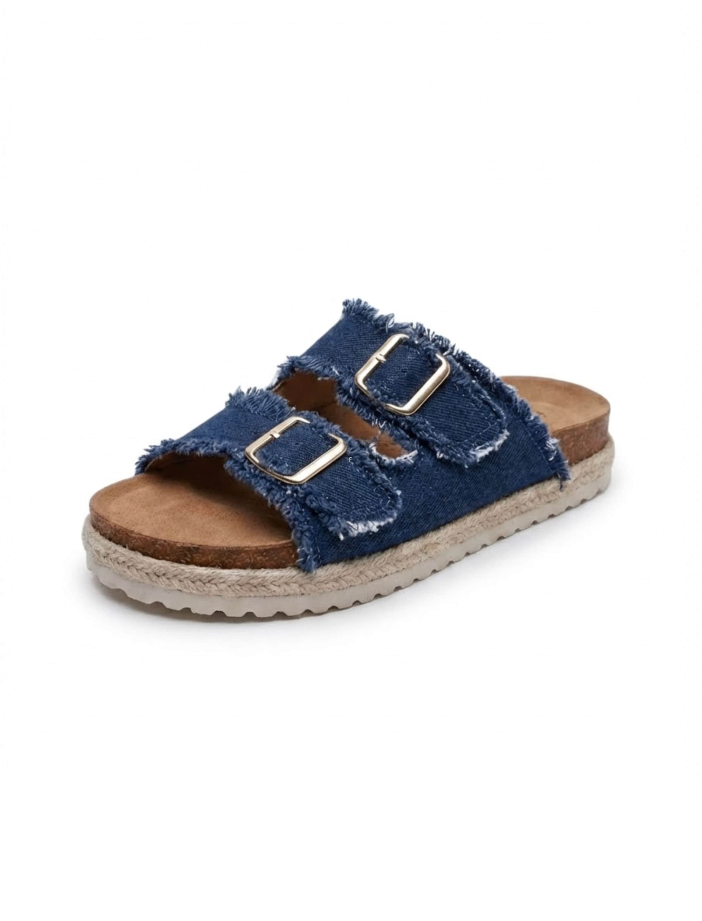 Zoccoletto di South Beach in blu: frontale