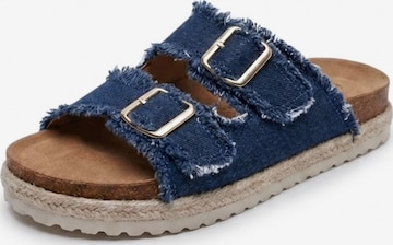 Zoccoletto di South Beach in blu: frontale