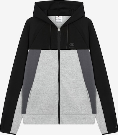 Džemperis iš Champion Authentic Athletic Apparel, spalva – tamsiai pilka / margai pilka / juoda, Prekių apžvalga