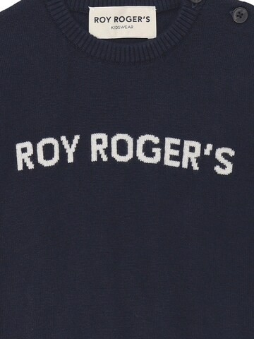 Roy Rogers Trui 'Serif' in Blauw