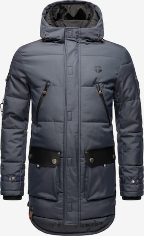 STONE HARBOUR Winterparka 'Tahaa' in Blauw: voorkant