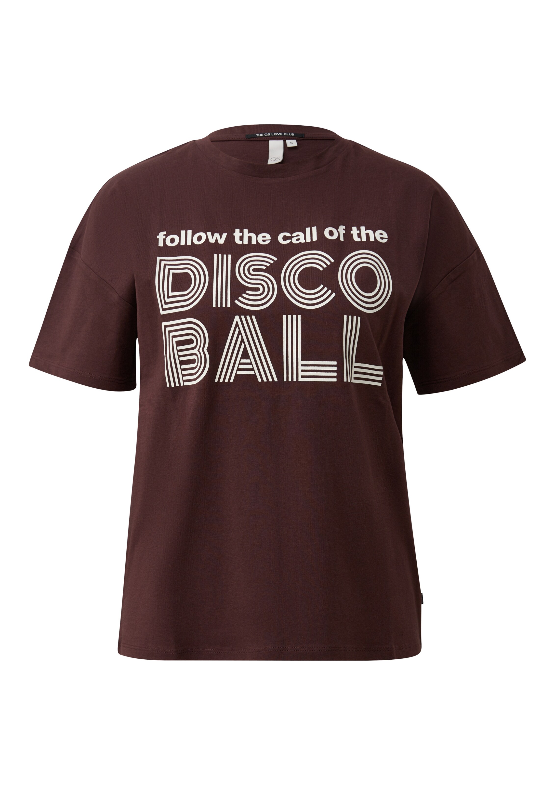 T-shirt QS en rouge : devant