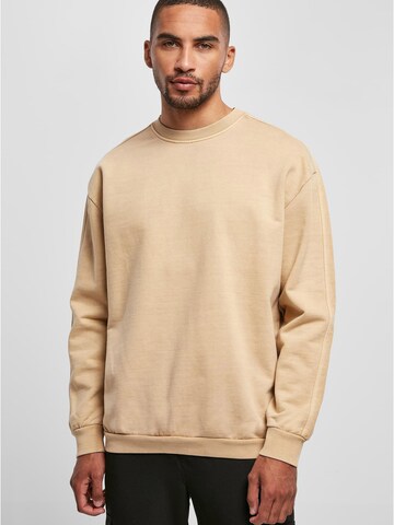 Urban Classics Sweatshirt in Beige: front