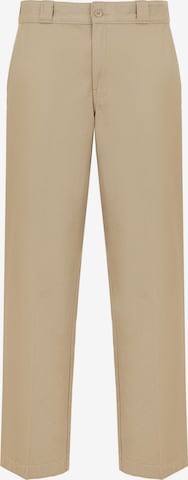 DICKIES Обычный Плиссированные брюки в Коричневый: спереди