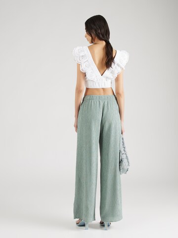 Abercrombie & Fitch Wide Leg Bukser i grøn