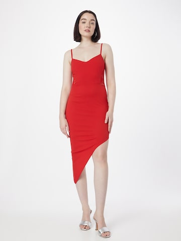 WAL G. Φόρεμα κοκτέιλ 'LAILA' σε κόκκινο: μπροστά