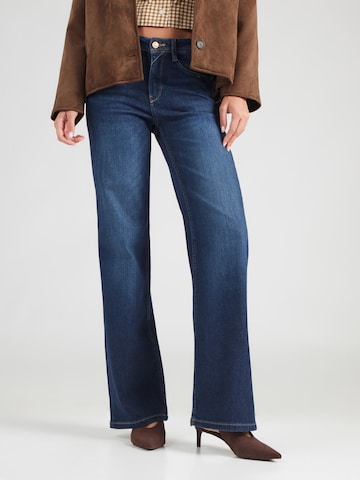 Wide leg Jeans '94AMELIE' de la Gang pe albastru: față