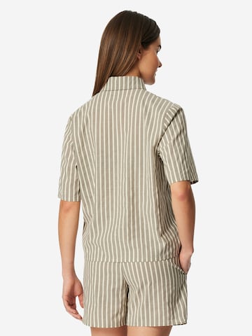 SCHIESSER Pajama 'Selected Premium' in Green