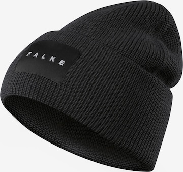 FALKE Mütze in Schwarz: Vorderseite