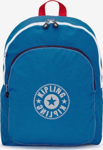 KIPLING - Mochila 'Curtis' em azul: frente