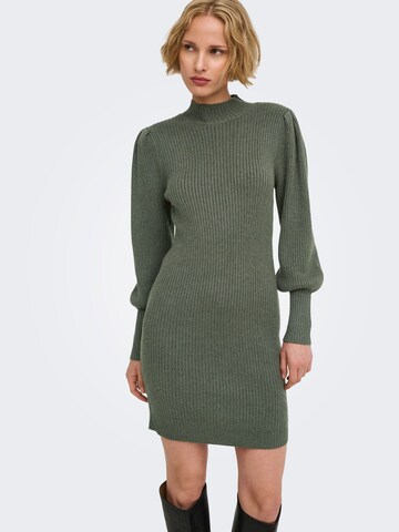 ONLY Knit dress 'KATIA' in Green: front