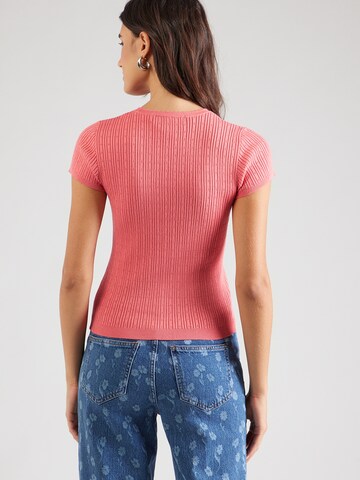 VERO MODA Pulóver 'VMSilje' - rózsaszín