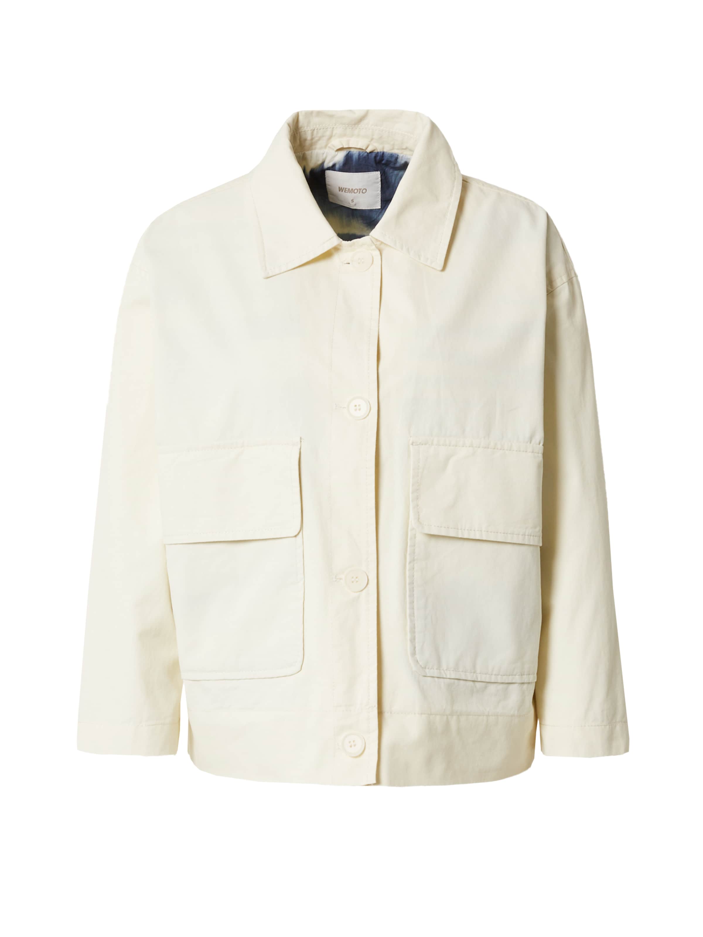 Wemoto Φθινοπωρινό και ανοιξιάτικο μπουφάν 'Maude' σε λευκό: μπροστά