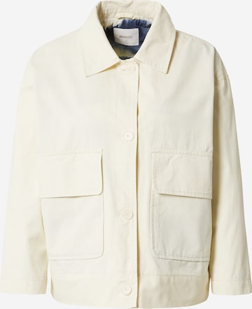 Wemoto Between-Season Jacket 'Maude' in White: front