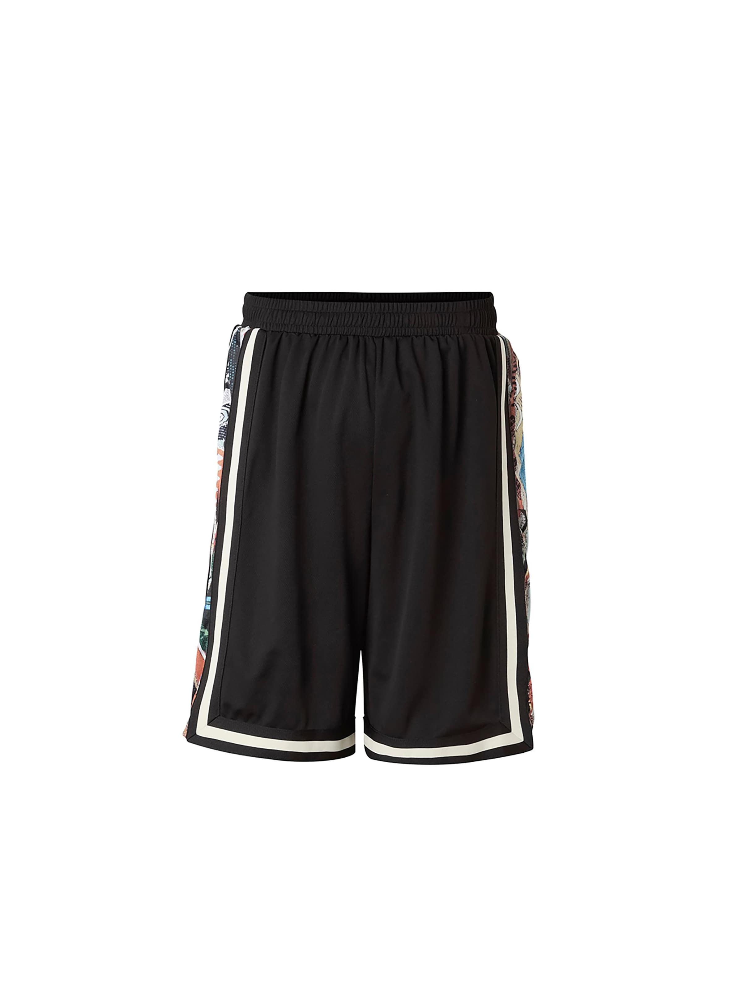 Colucci Regular Pants 'Signature Mesh' in Black: front