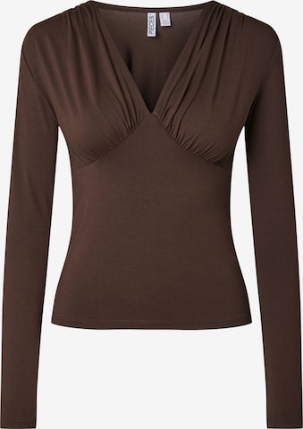 PIECES Shirt in Braun: Vorderseite