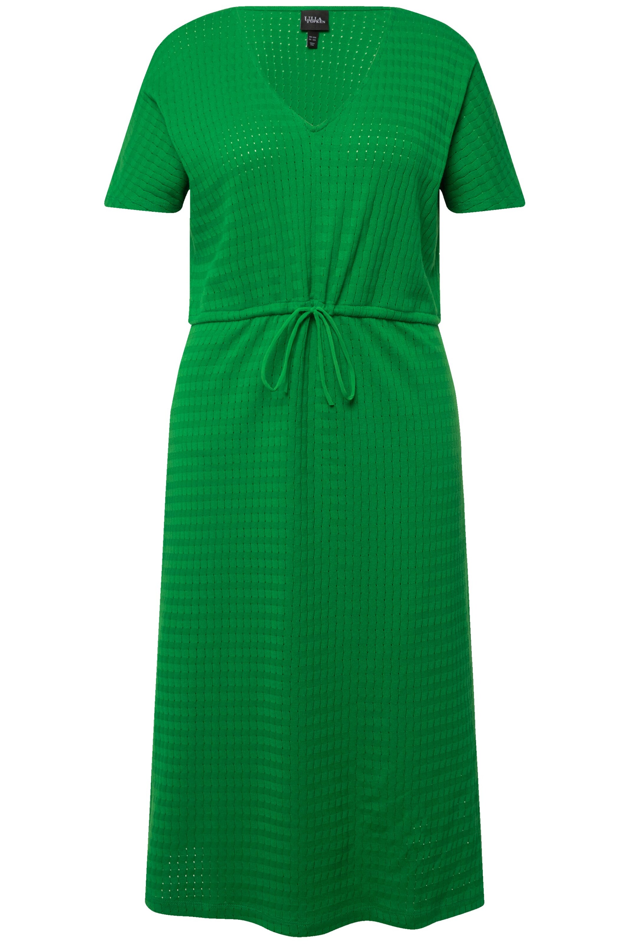 Ulla Popken Jurk in Groen: voorkant