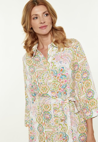 Usha Shirt dress 'Fashion Look' in White