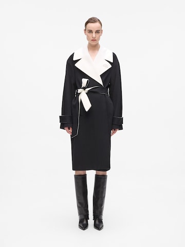 Karl Lagerfeld - Abrigo de entretiempo en blanco