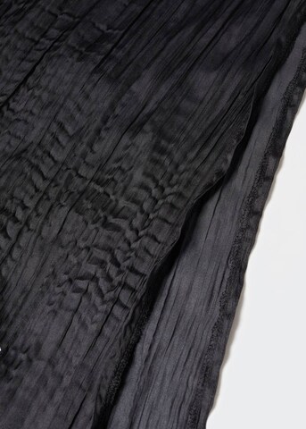 MANGO Obleka 'Plain' | črna barva