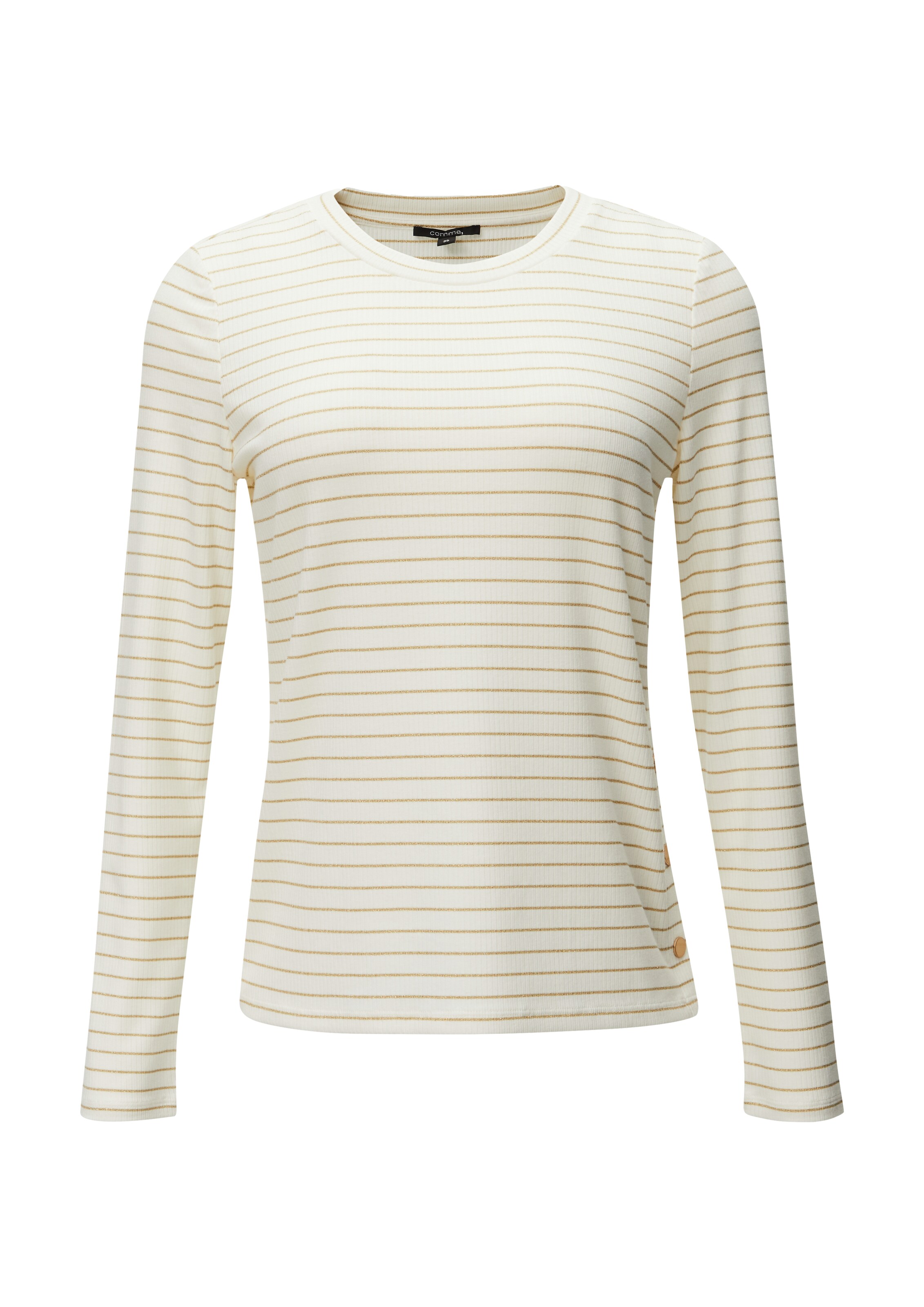 T-shirt COMMA en blanc : devant