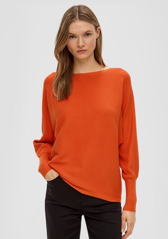 s.Oliver BLACK LABEL - Pullover em laranja: frente