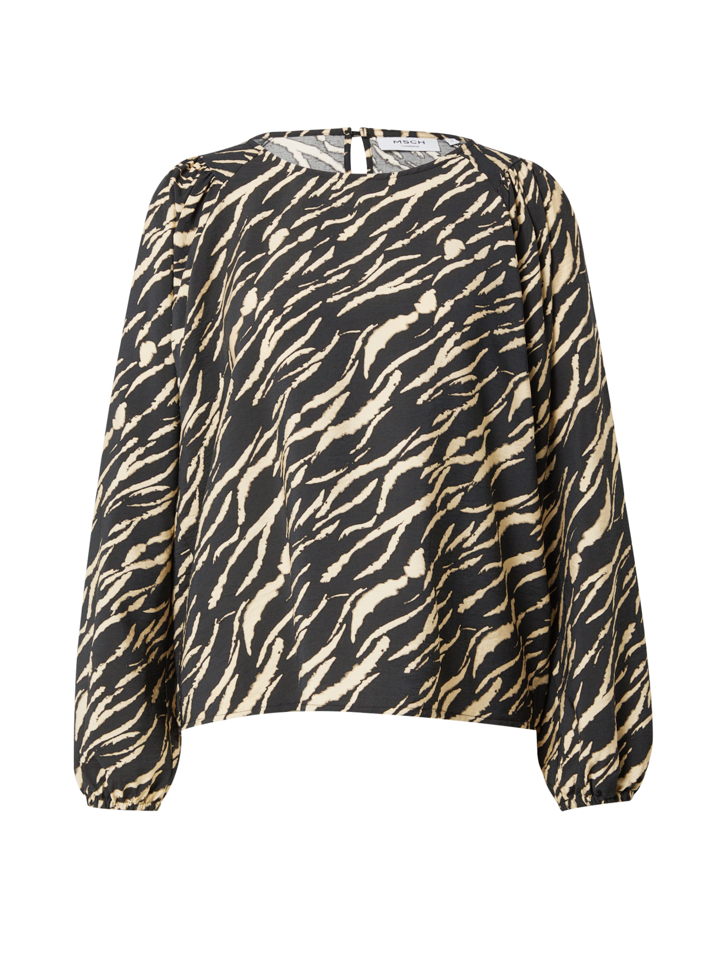 MSCH COPENHAGEN Μπλούζα 'Janaya Benina' σε μαύρο: μπροστά