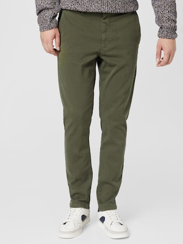 minimum Normální Chino kalhoty 'DARVIS' – zelená: přední strana