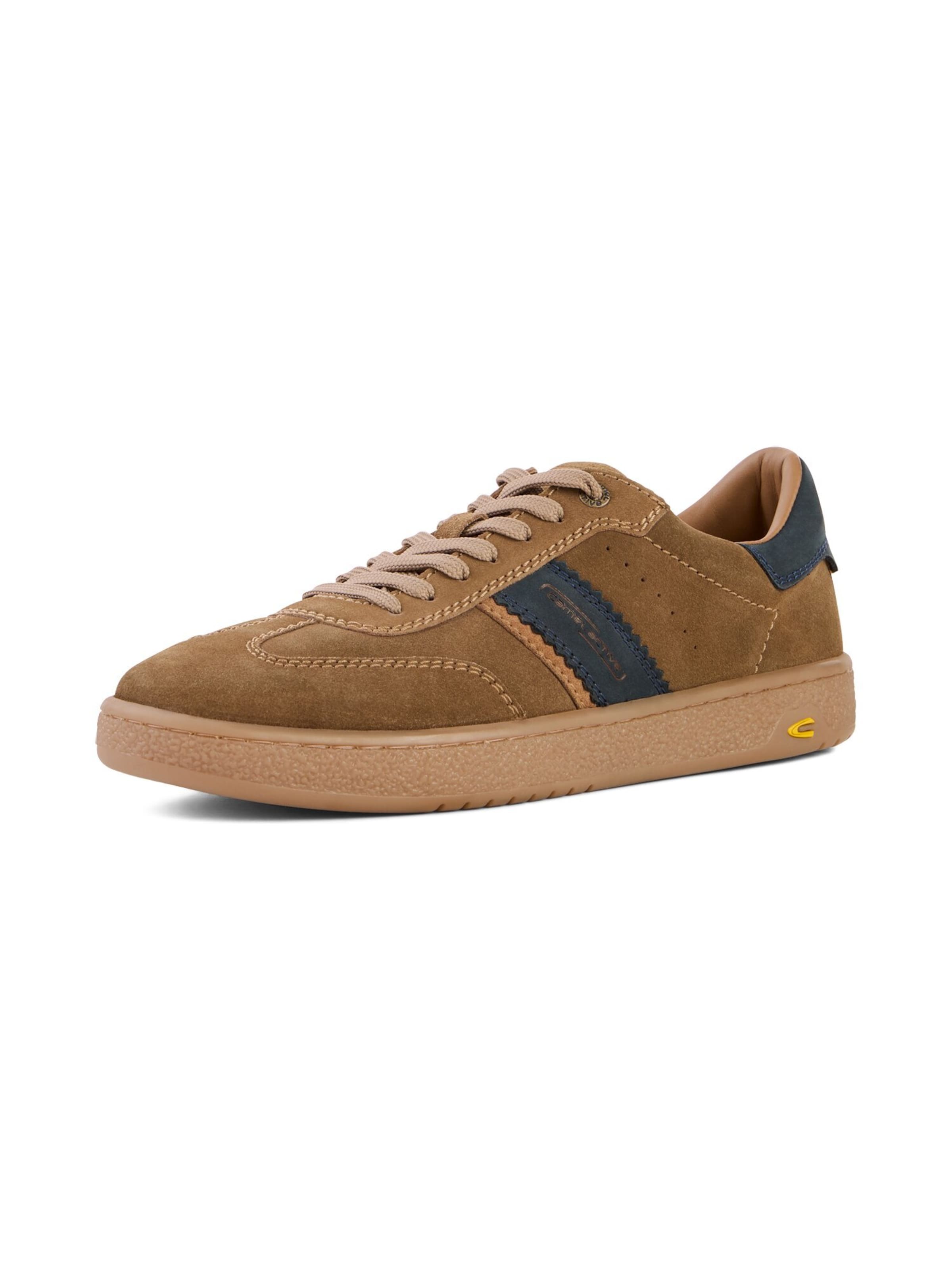 CAMEL ACTIVE Sneaker aus Veloursleder in Blau: Vorderseite