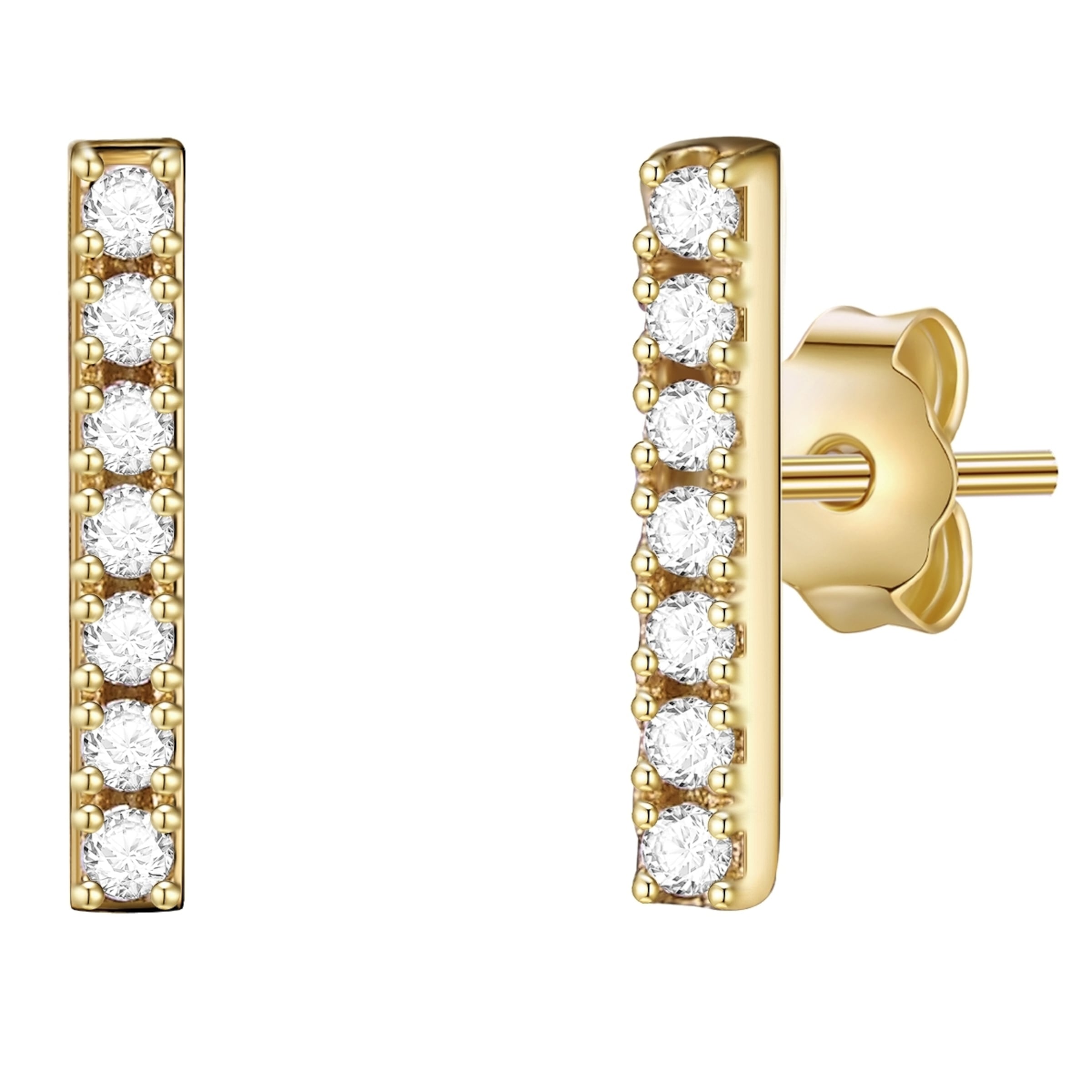 Glanzstücke München Oorbellen in Goud: voorkant