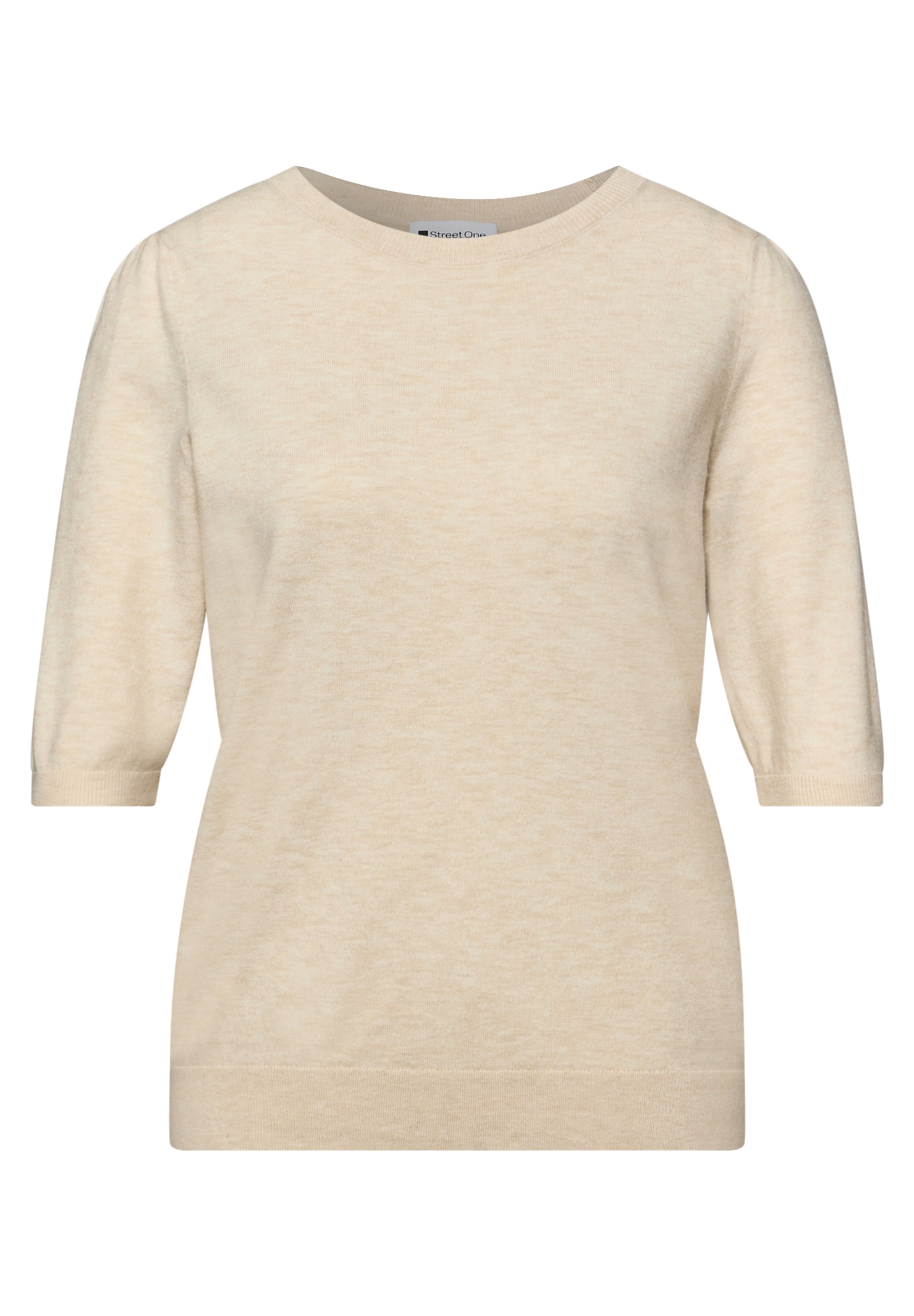 STREET ONE Sweater in Beige: front