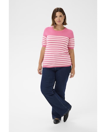 KAFFE CURVE - Pullover 'Clizzy' em rosa