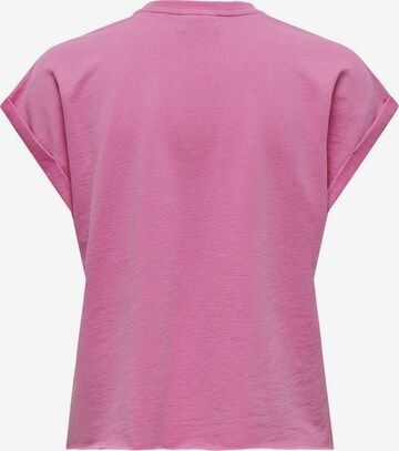 ONLY Μπλουζάκι 'LUCINDA' σε ροζ